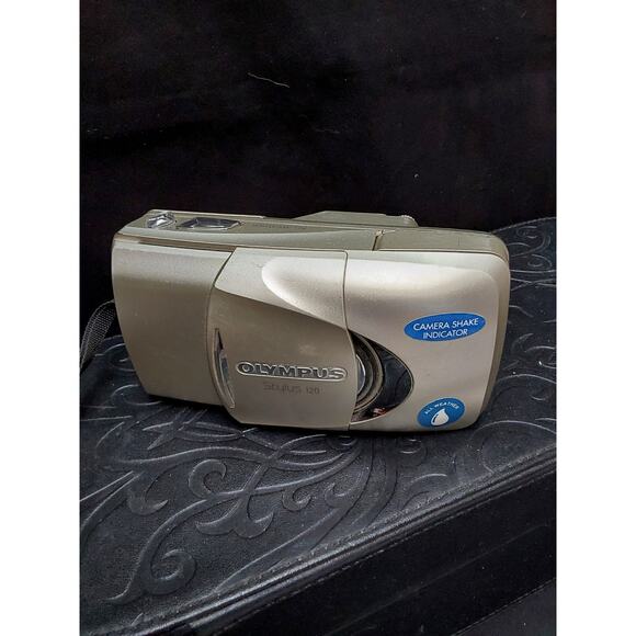 OLYMPUS Stylus 120 35mm film Camera Tested working nicepre-owned condition
